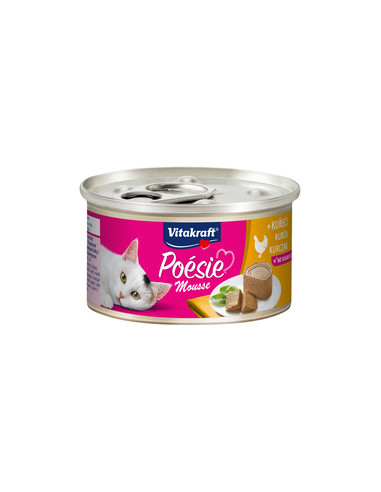KAST 12 tk! Vitakraft Poesie kanaliha pasteet 85g konserv kassile