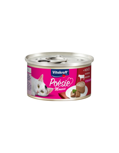 KAST 12 tk! Vitakraft Poesie veiseliha pasteet 85g konserv kassile