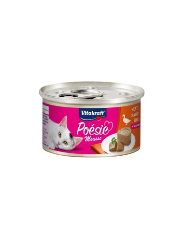KAST 12 tk! Vitakraft Poesie pardiliha pasteet 85g konserv kassile