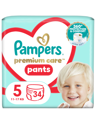 Pampers Premium Care Pants Püksmähkmed, Suurus 5, 34 Mähet, 11-17 kg