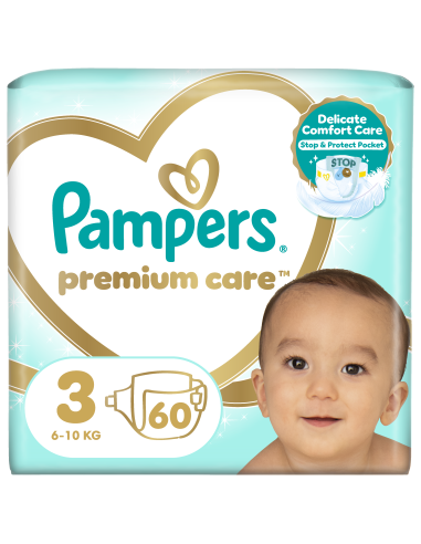 Pampers Premium Care Mähkmed, Suurus 3 (Midi), 6–10 Kg, 60 Mähet