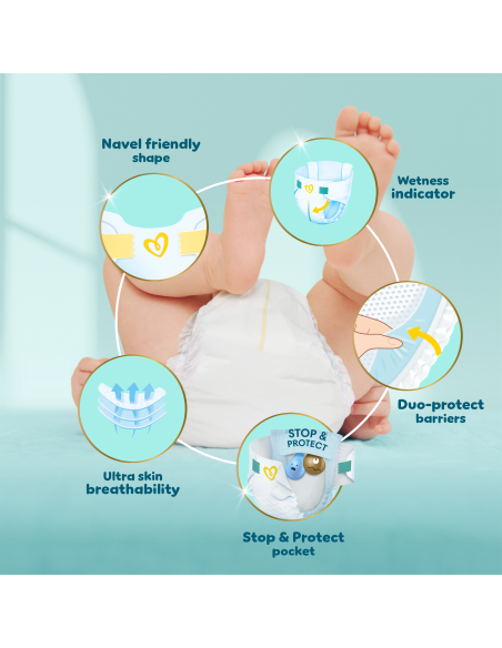 Pampers Premium Care Teipmähkmed, Suurus 2, 224 Mähet, 4-8kg