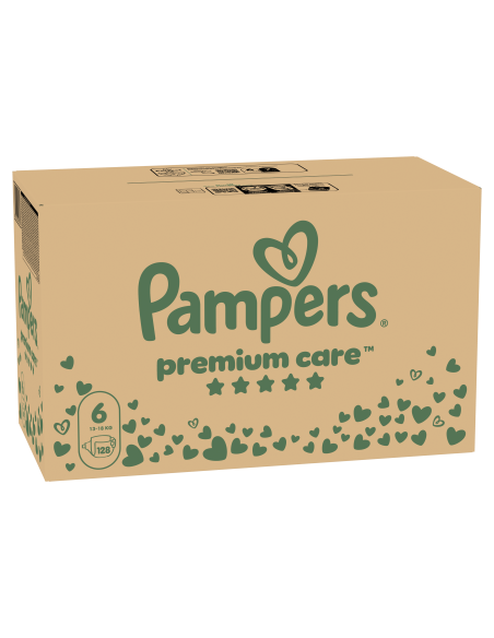 Pampers Premium Care Teipmähkmed, Suurus 6, 128 Mähet, 13-18 kg