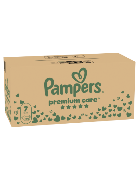 Pampers Premium Care Teipmähkmed, Suurus 7, 108 Mähet, 15+ kg