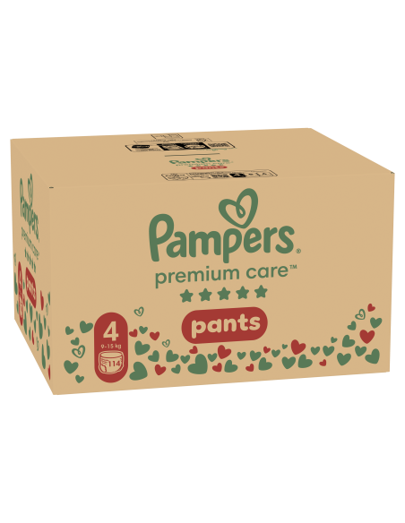 Pampers Premium Care Pants Mähkmed, Suurus 4, 114 Mähet, 9-15kg