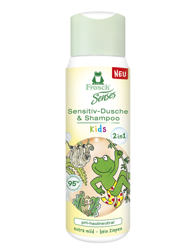 KAST 6 tk! Frosch dušigeel ja šampoon Senses lastele 300 ml