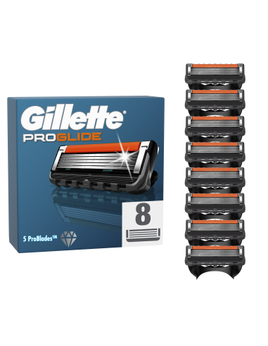 Gillette Fusion Proglide Varuterad Meestele 8 tk