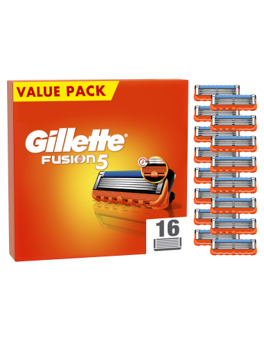 KAST 6 tk! Gillette Fusion5 Raseerija Terad Meestele, 16 Vahetustera