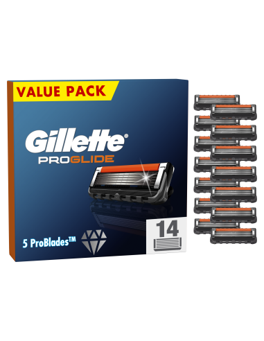 KAST 6 tk! Gillette Fusion Proglide Varuterad Meestele 14 tk