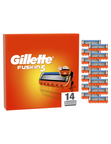 KAST 14 tk! Gillette Fusion5 Raseerija Terad Meestele, 14 Vahetustera