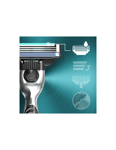 Gillette Mach3 Raseerija Meestele,12 Tera