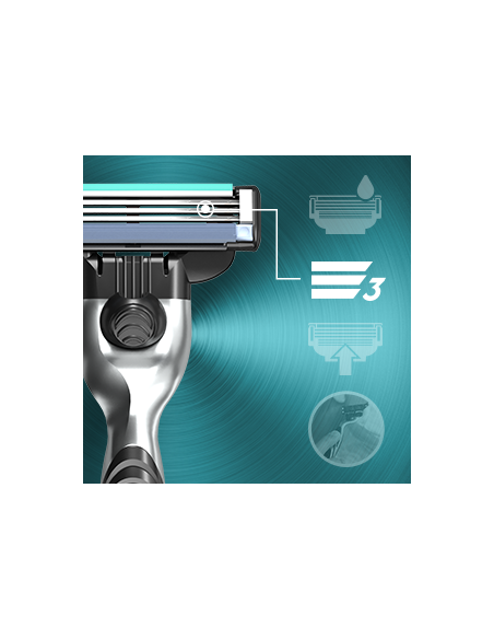 Gillette Mach3 Raseerija Meestele,12 Tera