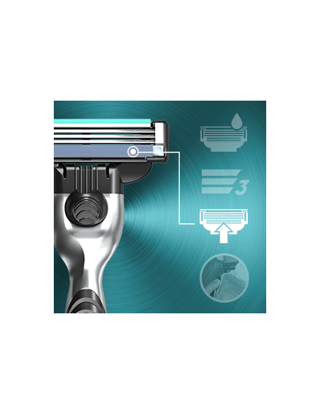 Gillette Mach3 Raseerija Meestele,12 Tera