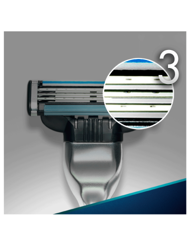 Gillette Mach3 Raseerija Meestele,12 Tera