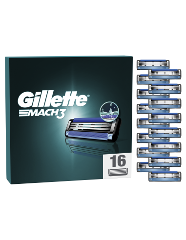 KAST 6 tk! Gillette Mach3 Meeste Varuterad, 16 tk