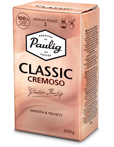 Paulig Classic Cremoso 500g jahvatatud kohv