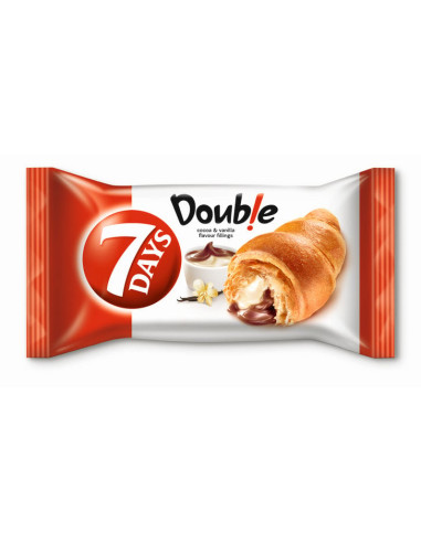 7 Days kakao- ja vanillitäidisega sarvesai 60g