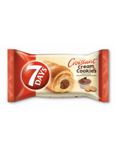 7 Days küpsisetükkide-ja pähklitäidise sarvesai 60g