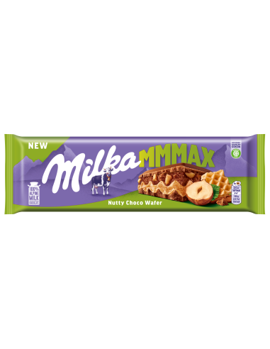Milka piimašokolaad Nutty wafer 270g