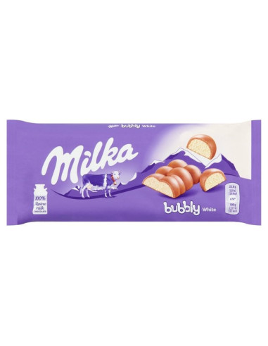 KAST 15tk! Milka piima- ja valge šokolaadi segu Bubbly 95g