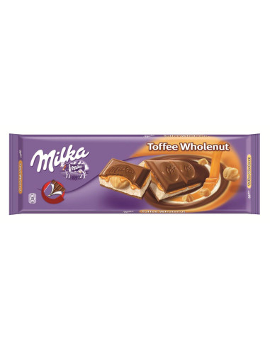 KAST 12tk! Milka piimašokolaad toffee ja tervete pähklitega 300g