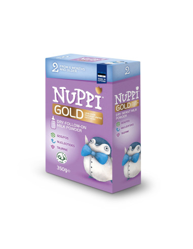KAST 12 tk! NUPPI GOLD 2 Jätkupiimaasegu al.6 kuud 350g