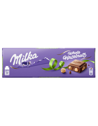 KAST 12 tk! Milka piimašokolaad tervete pähklitega 250g