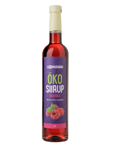 KAST 6 tk! Loodusvägi ÖKO vaarika siirup 500ml AT-BIO-301