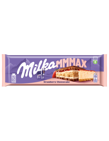 KAST 12 tk! Milka straberry cheesecake 300g
