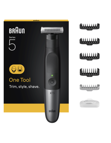 XT5100 Braun Series X Habemetrimmer/Piirel, Pardel ja Kehahoolduskomplekt Meestele