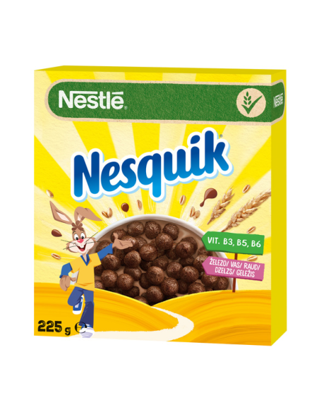 NESQUIK® kakaomaitselised teraviljapallid 225 g
