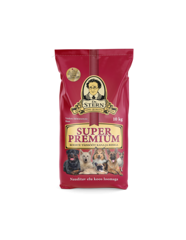 Dr.Stern Super Premium kuivtoit kana ja riisiga 10kg