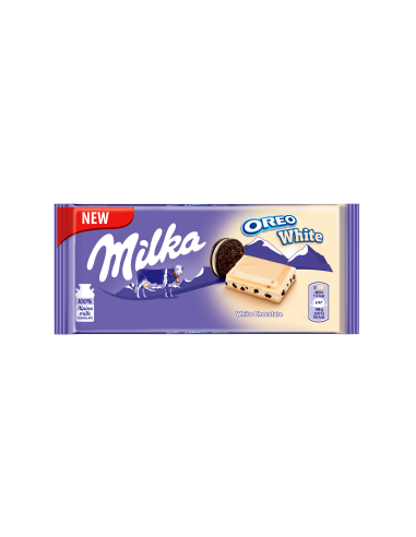 Milka valge šokolaad 100g