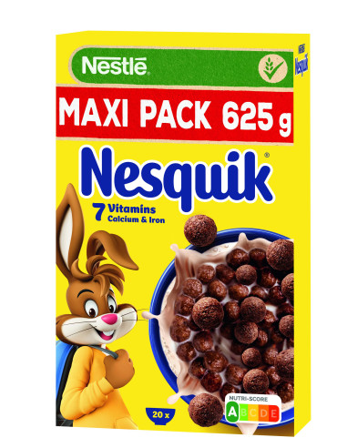 KAST 14tk! NESQUIK® kakaomaitselised teraviljapallid 625g