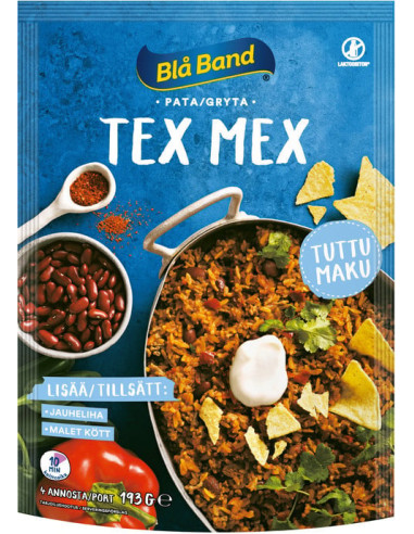 KAST 11tk! Blå Band Tex Mex pajaroog 193g laktoosivaba