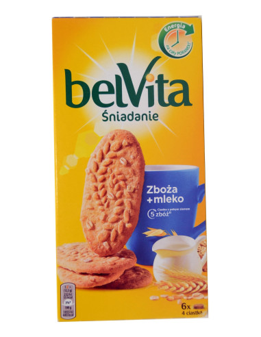 KAST 10tk! Belvita küpsised 5 teravilja ja piimaga 300g