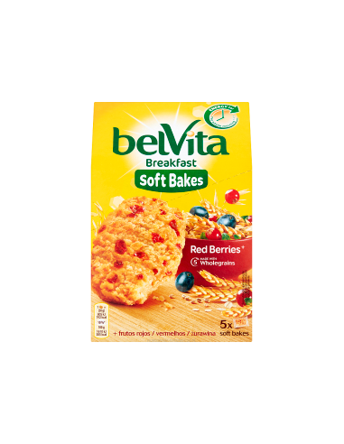 KAST 10tk! Belvita pehme küpsis marjadega 250g