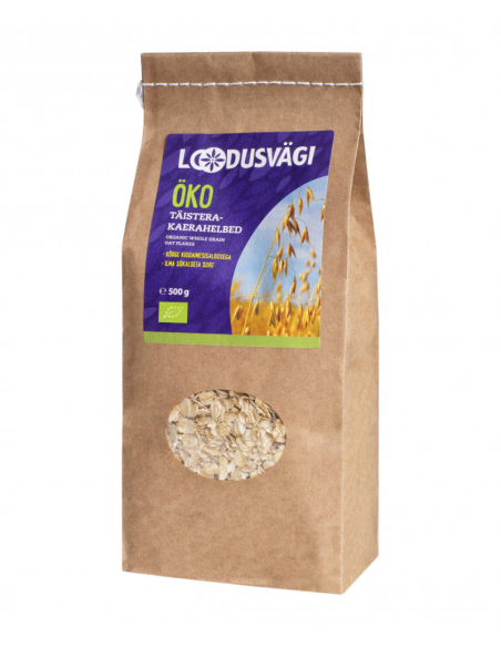 KAST 10tk! Loodusvägi ÖKO kaerahelbed täistera 500g EE-ÖKO-03