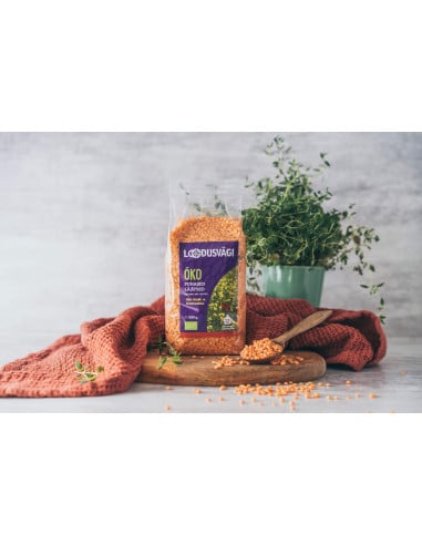 KAST 10tk! Loodusvägi ÖKO läätsed punased 500g...