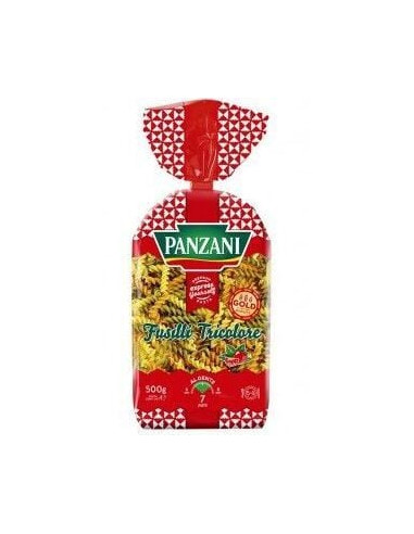 KAST 12tk! Panzani Fusilli 3-värvilised makaronid 500g