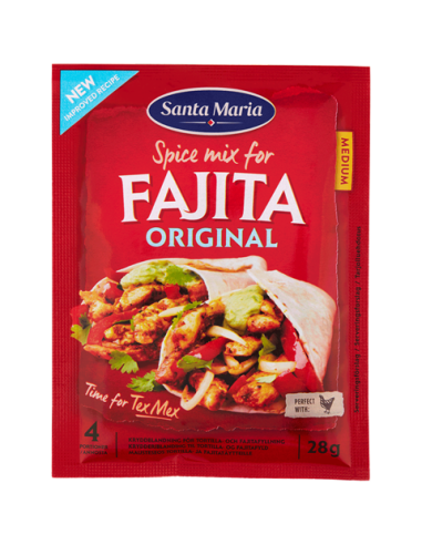 KAST 20tk! SANTA MARIA Fajita maitseainesegu 28g