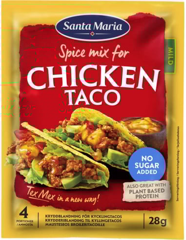 KAST 20tk! SANTA MARIA Taco maitseainesegu kanale 28g