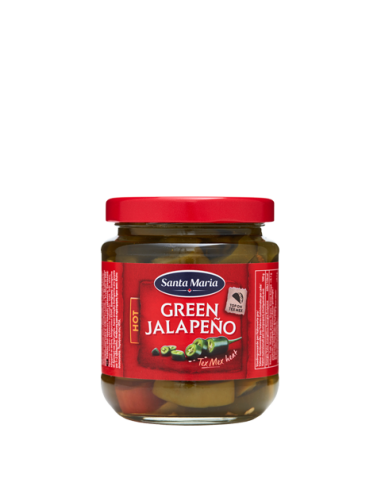 KAST 12tk! SANTA MARIA Jalapeno roheline, terav 215g