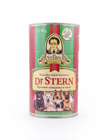 Dr.Stern konserv veiseliha tükid 1250g