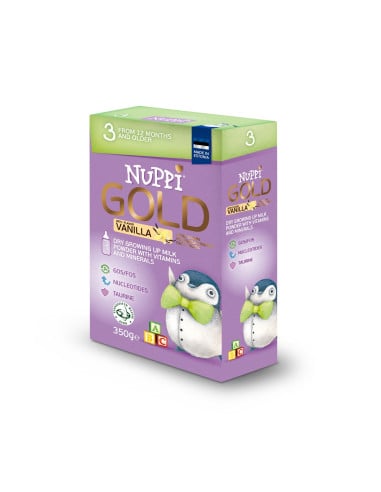 NUPPI GOLD 3 väikelaste piimaasegu al.12 kuud 350g