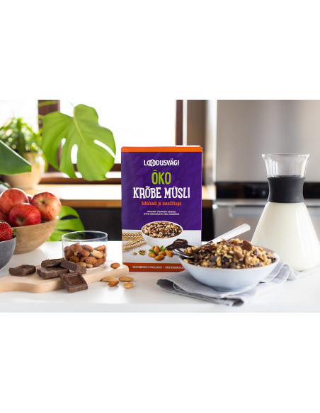 Loodusvägi ÖKO krõbe müsli šokolaadi-mandli 300g IT-BIO-013