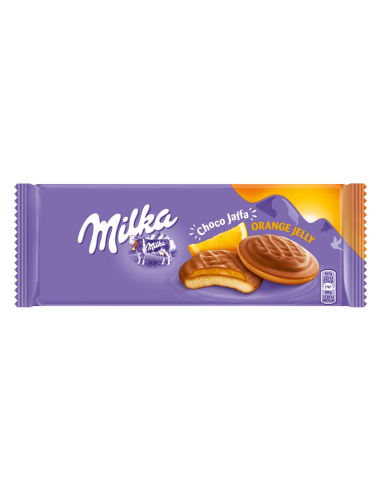 KAST 24 tk! Milka küpsised Choco Jaffa apelsini 147g