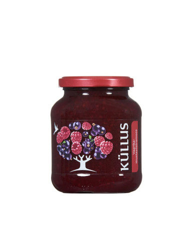 KAST 10 tk! KÜLLUS Vaarika-mustsõstramoos 400g