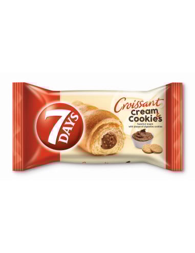 KAST 20 tk! 7 Days küpsisetükkide-ja pähklitäidise sarvesai 60g
