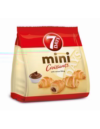 7 Days kakaotäidisega mini sarvesaiad 185g